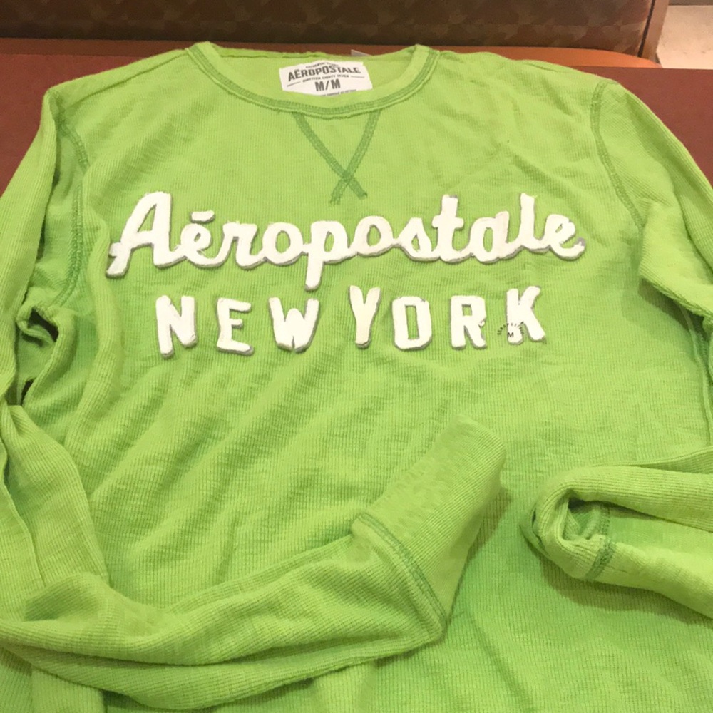 Aeropostale green long sleeve shirt